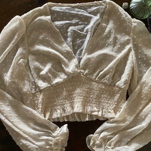 Brand New Mesh Crop Top